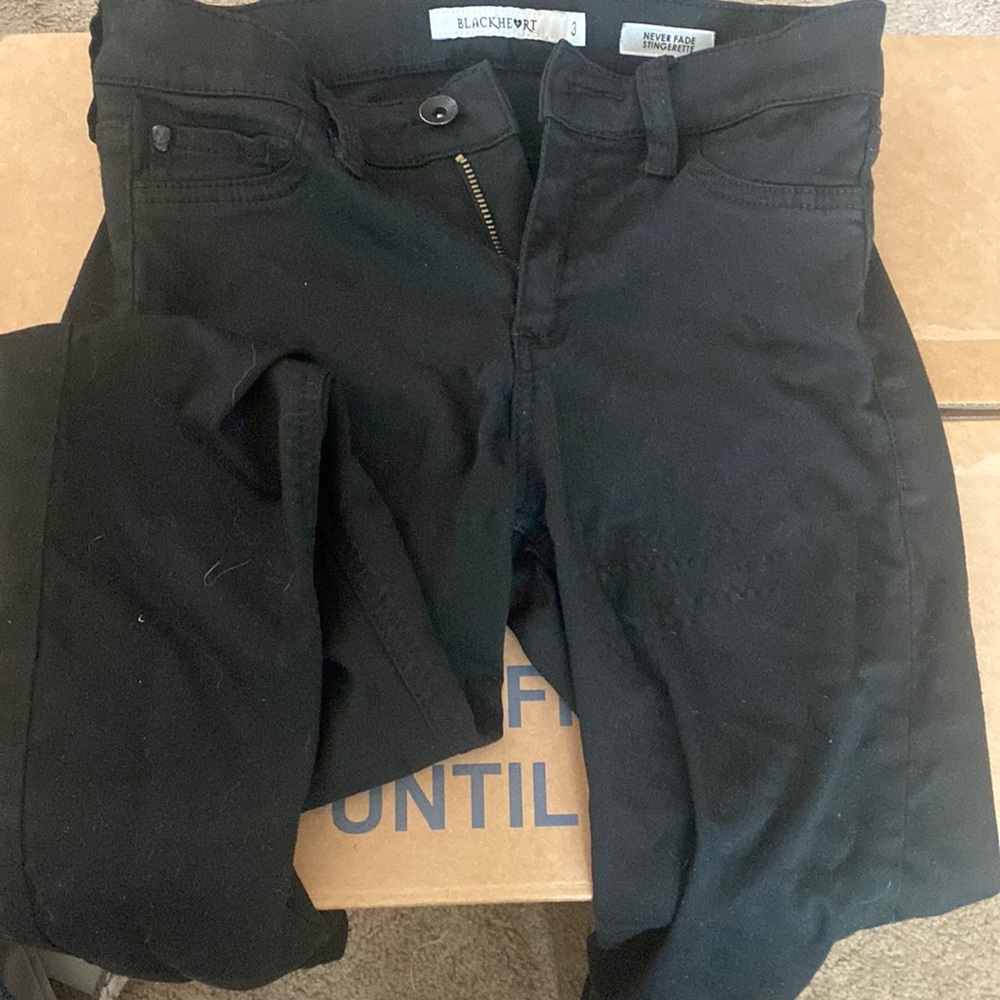 Black jeggings from hot topic